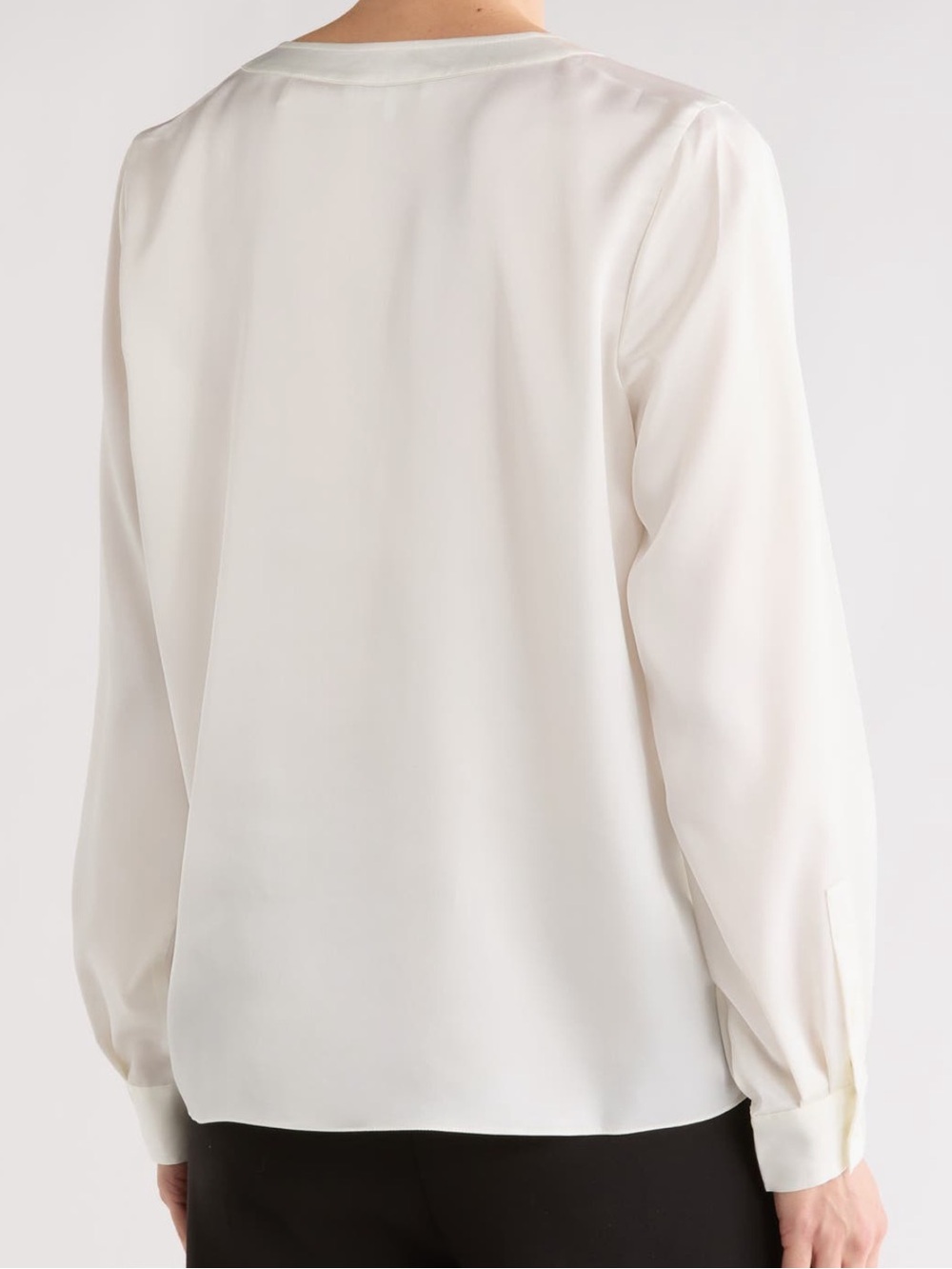 NEW FRAME The Henley Crewneck Top in Cream - Picture 2 of 8